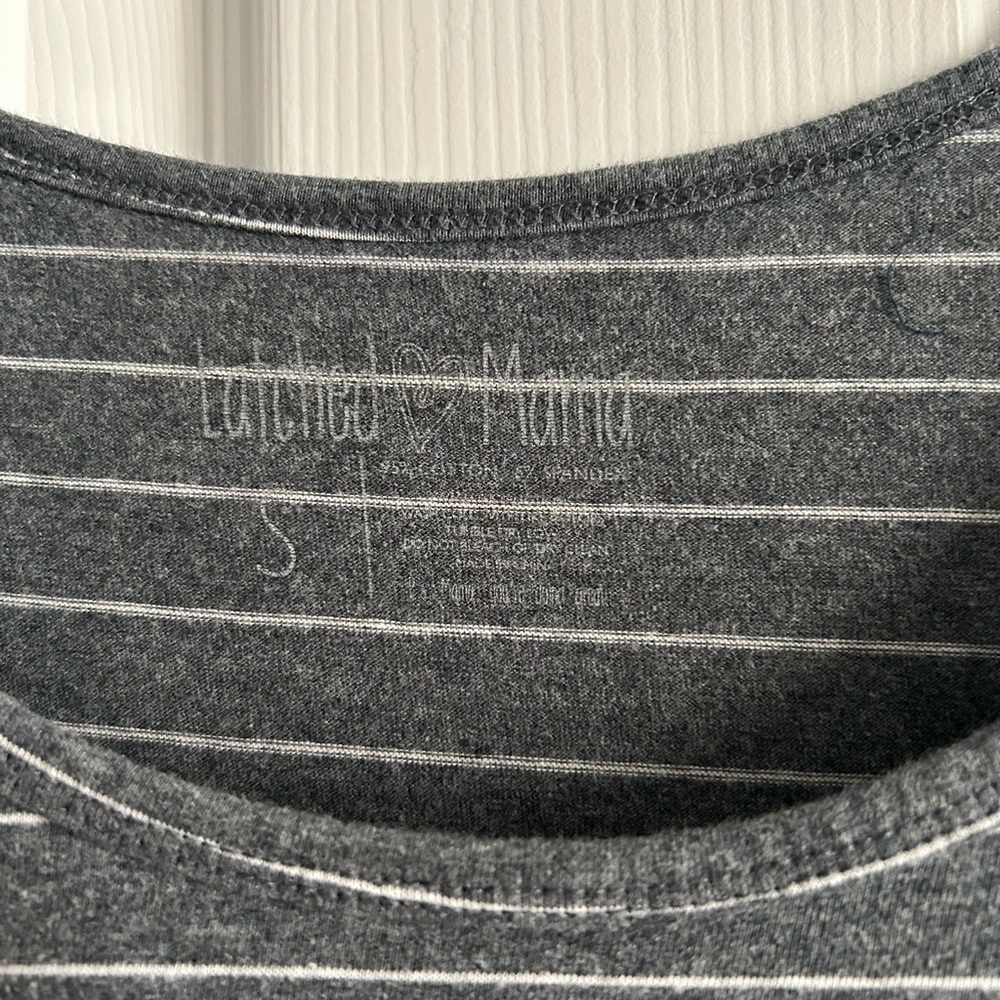 Latched Mama Striped Nursing Dress - Picture 4 of 5